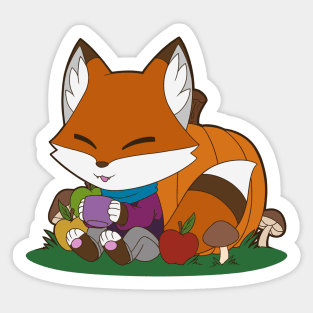 Harvest Fox Sticker